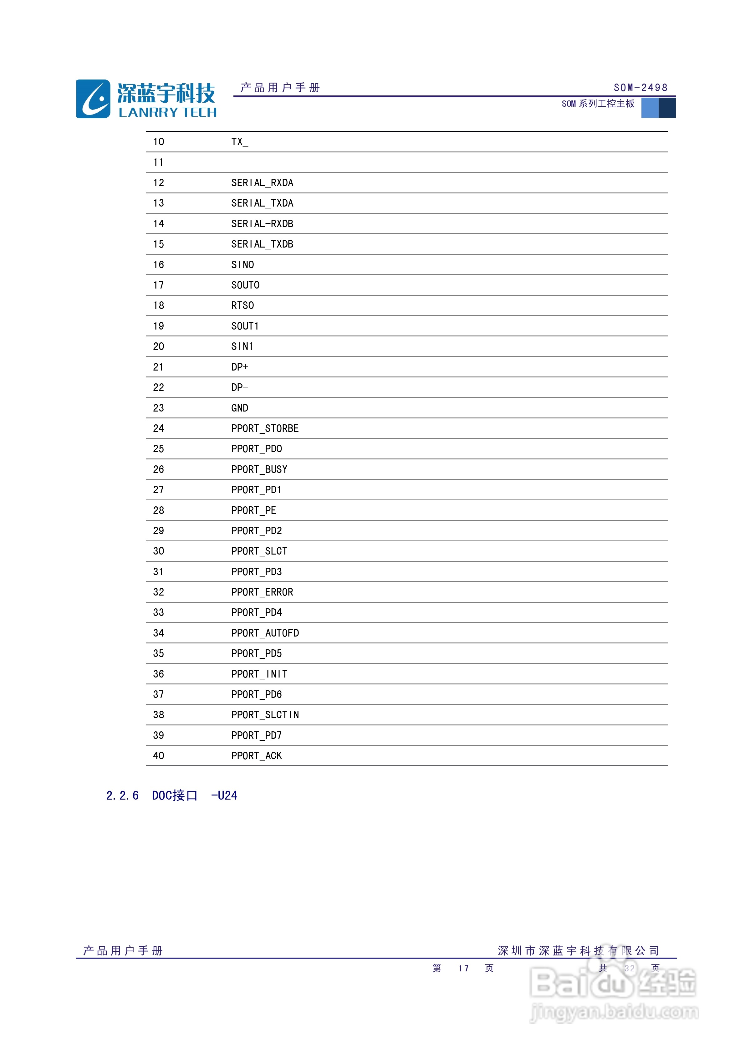 深蓝宇SOM-2498主板用户手册:[2]