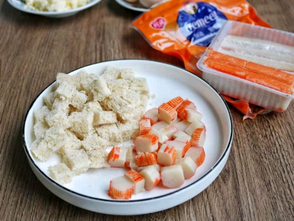 蟹肉棒吐司烘蛋