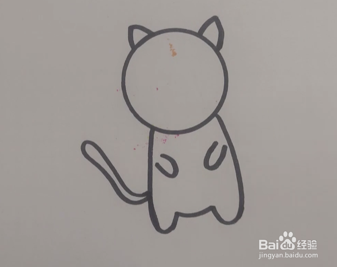 简笔画怎么画猫咪