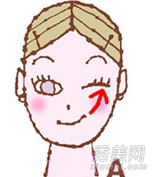 漫画演绎瘦脸瑜伽动作