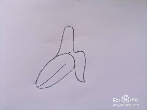 如何用铅笔画一根香蕉