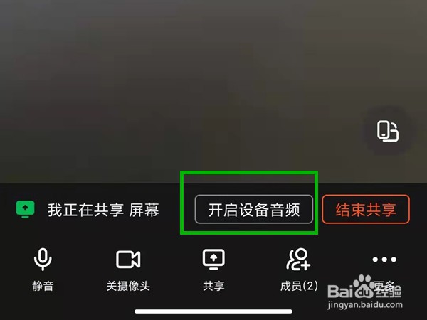 钉钉共享屏幕声音在哪儿设置?