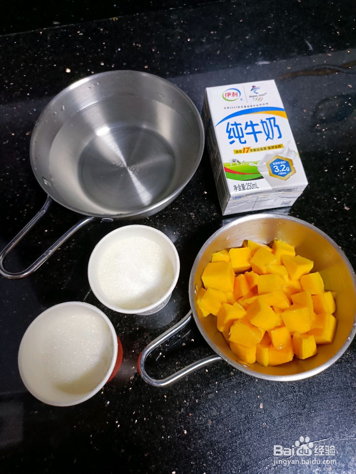 芒果布丁怎么做