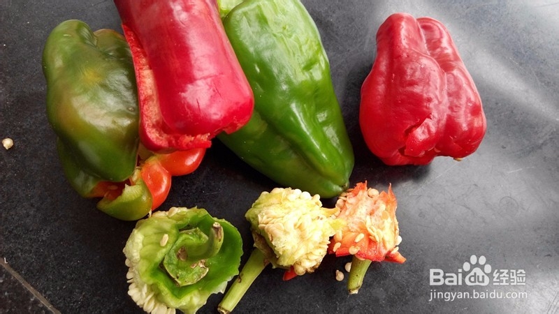 红绿辣椒拌虾皮