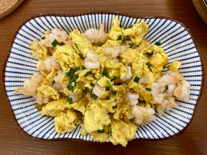 虾仁炒蛋的做法