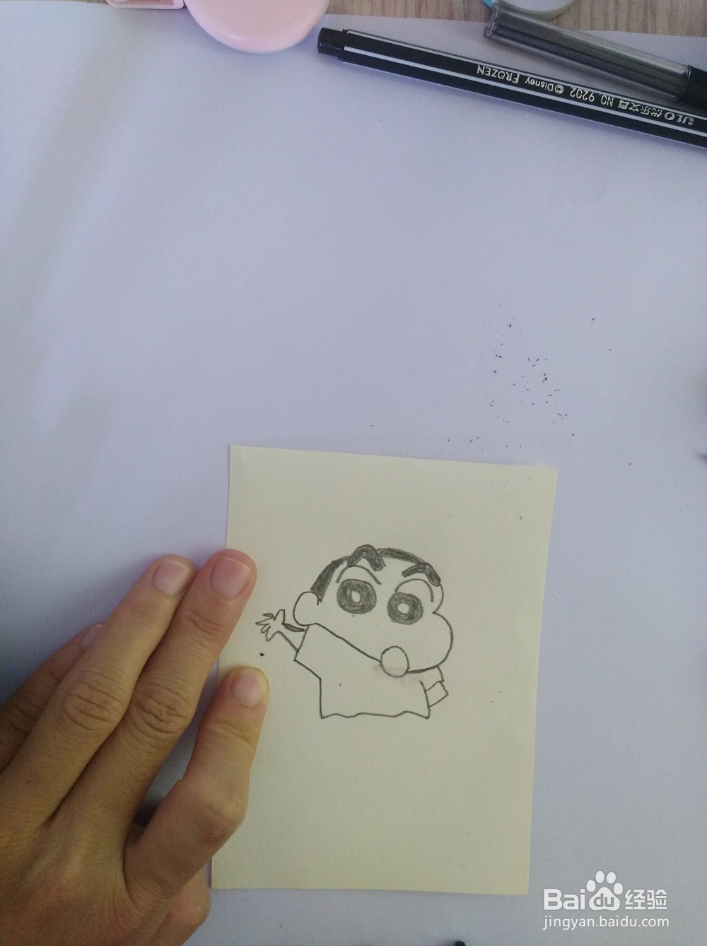 简笔画-画蜡笔小新
