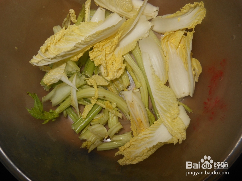 降压菜—凉拌芹菜白菜心
