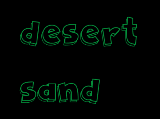desert sand是什么颜色