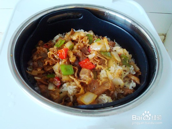 香辣牛肉拌饭