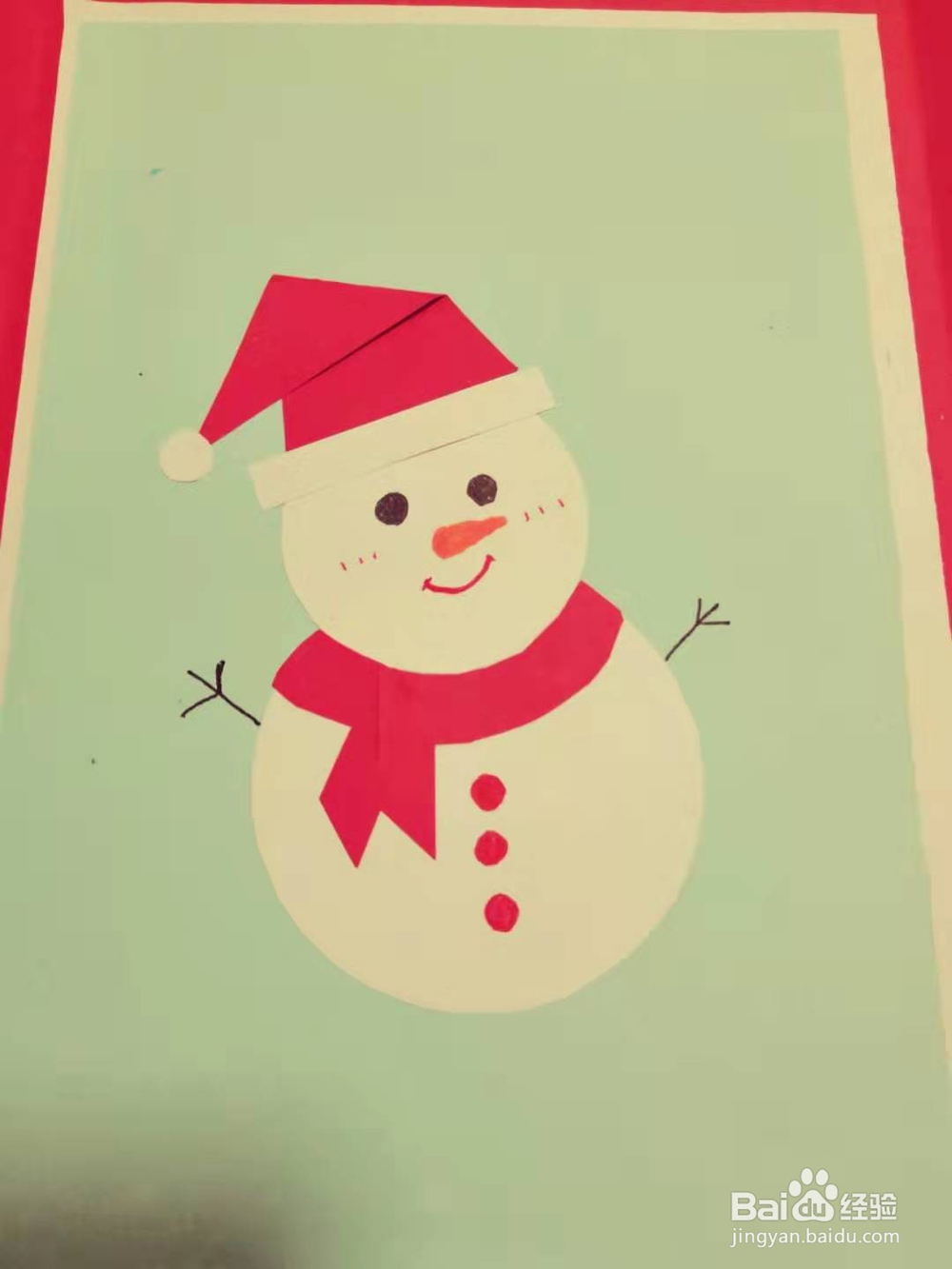 制作立体圣诞贺卡2