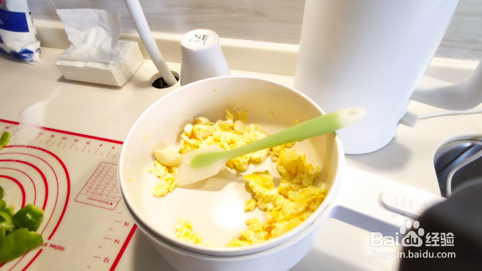 青椒西红柿鸡蛋面