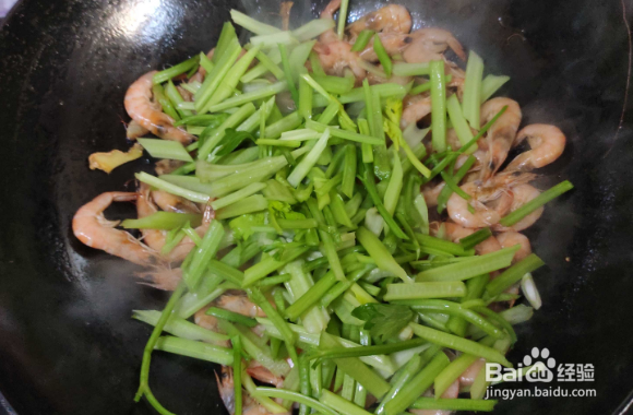 怎么做芹菜炒河虾