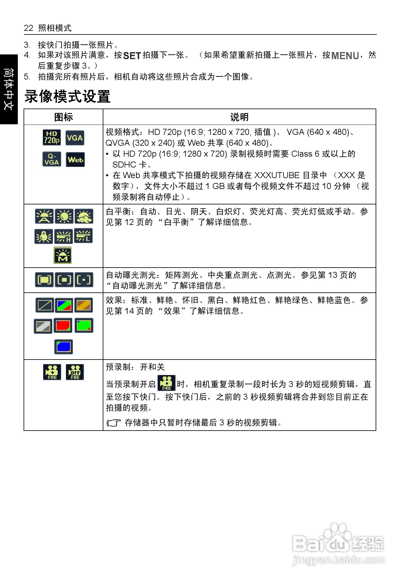明基E1260数码相机使用说明书:[3]