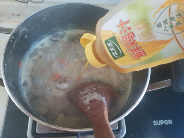 山药鸡肉蔬菜粥