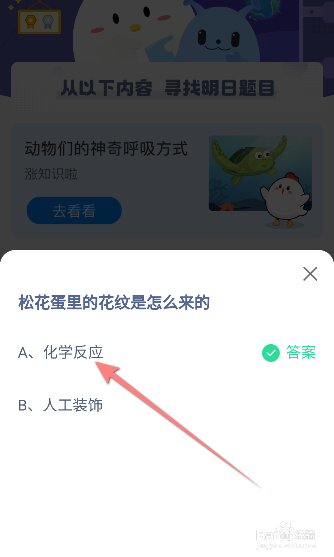 蚂蚁庄园松花蛋里的花纹是怎么来的？