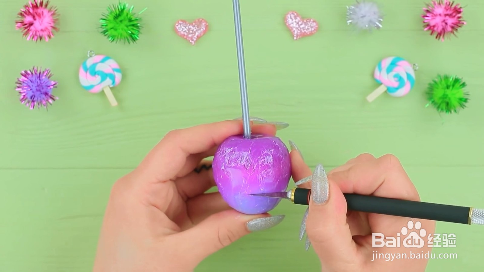 棒棒糖形状润唇膏怎么制作