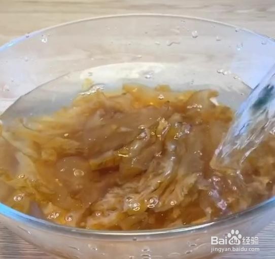 怎么做凉拌海蜇。