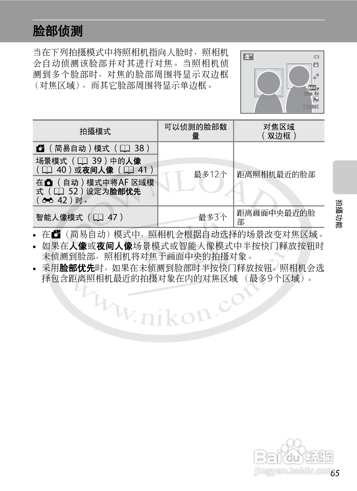尼康COOLPIX S1200pj数码相机使用说明书:[9]