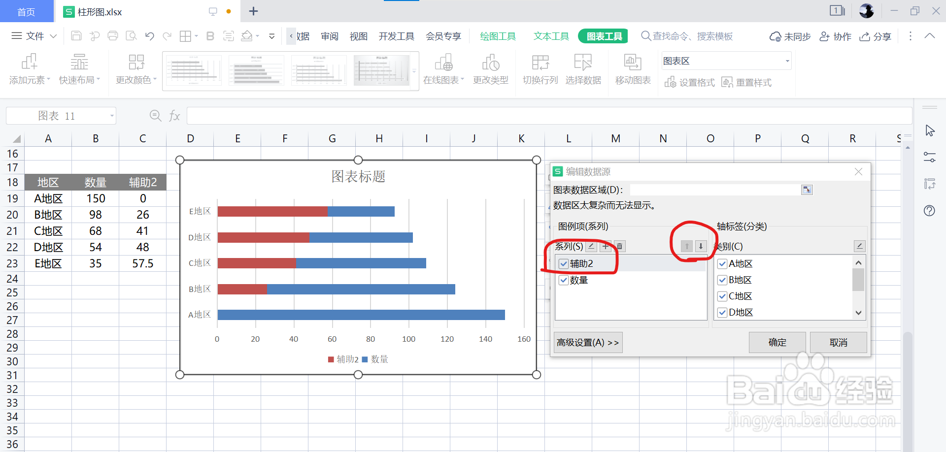 Excel制作蛋糕图（分类阶层图）