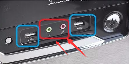 电脑上的耳机耳机应该插在哪里