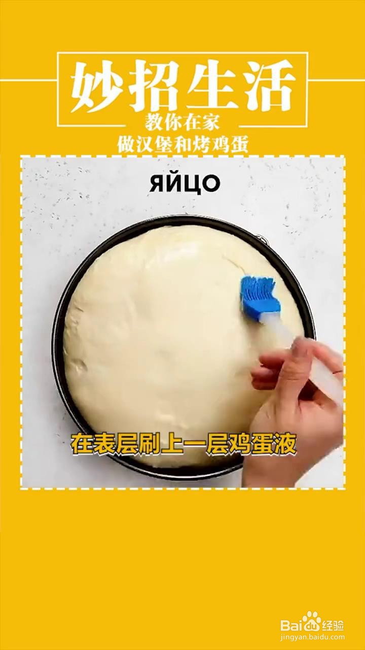 如何在家做汉堡和烤鸡蛋？