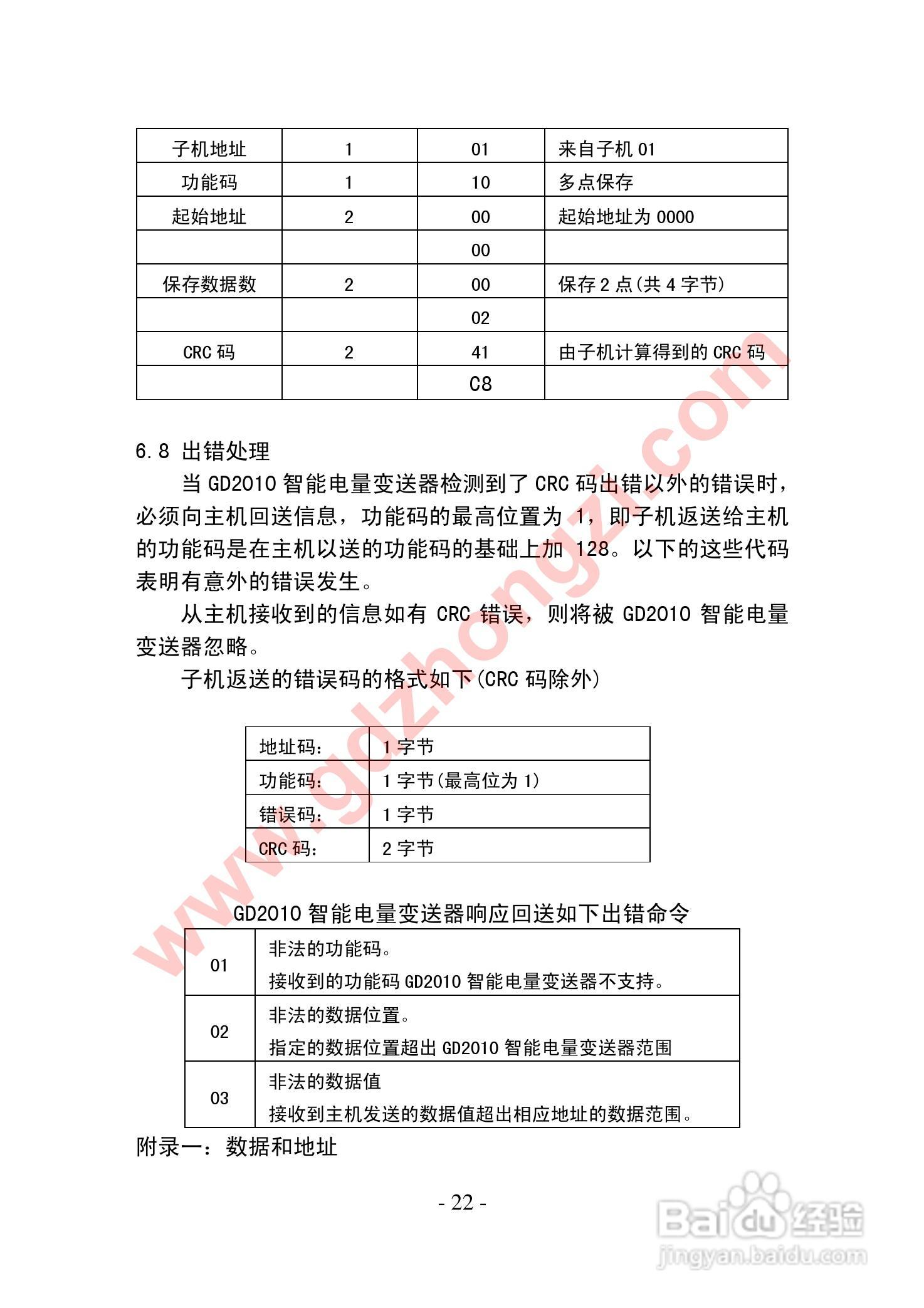 国电中自GD2010智能电力监测仪使用说明书:[3]