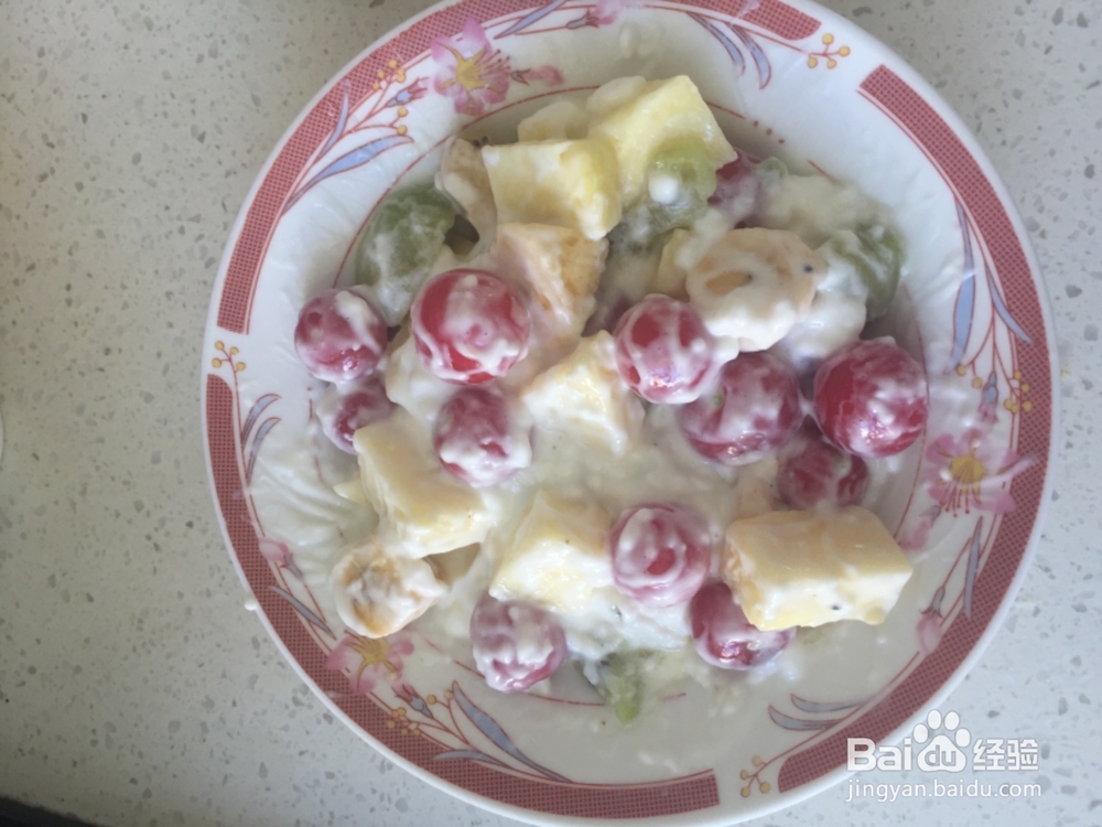 如何用酸奶做水果沙拉