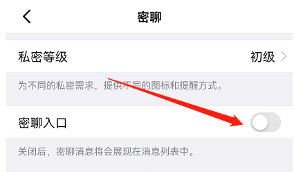 如何开启钉钉APP的密聊入口