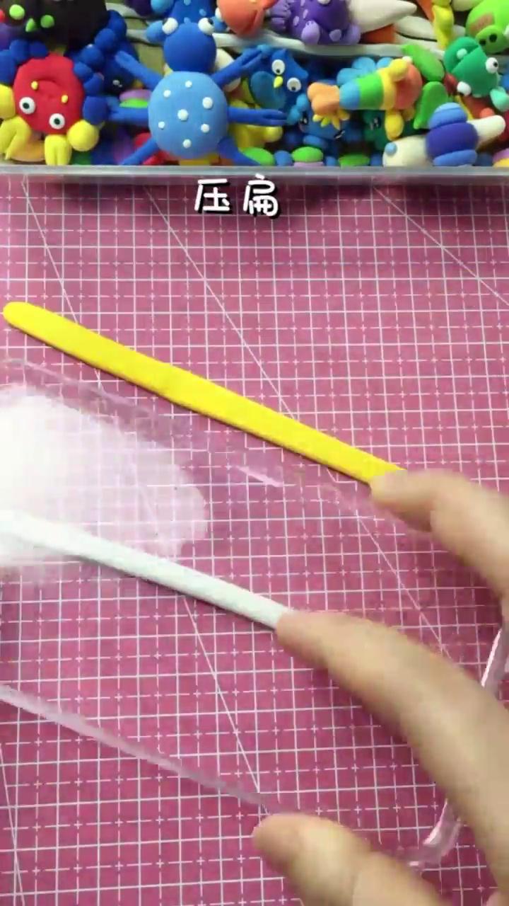 黏土手工棒棒糖怎么做