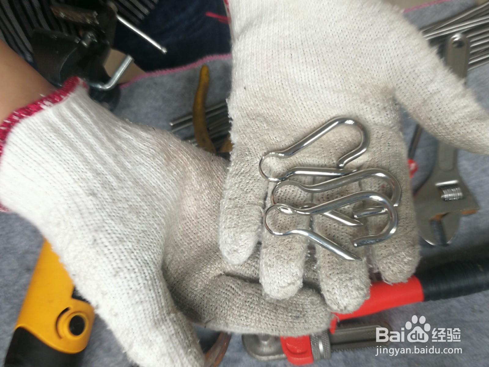 手工打造5毫米粗不锈钢钥匙扣 皇品堂钥匙扣