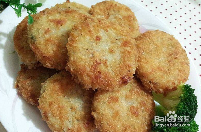 香脆鲑鱼可乐饼的做法