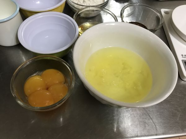 咖啡大理石纹戚风蛋糕