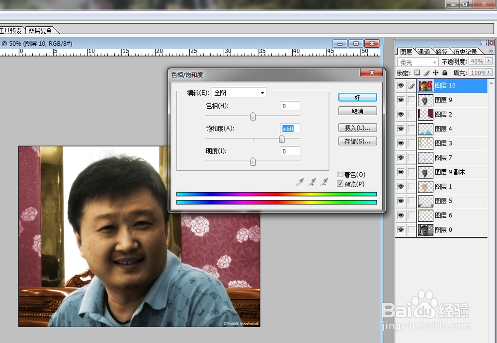 用PhotoShop怎么给黑白照片上色教程