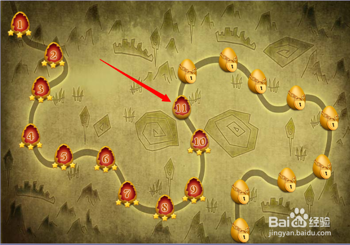 小游戏泡泡鸟历险记2第11关