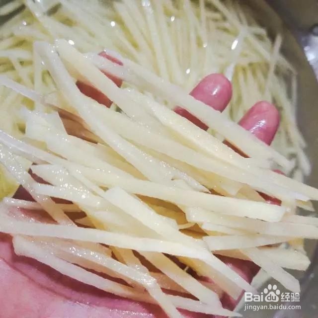 凉拌土豆丝的做法