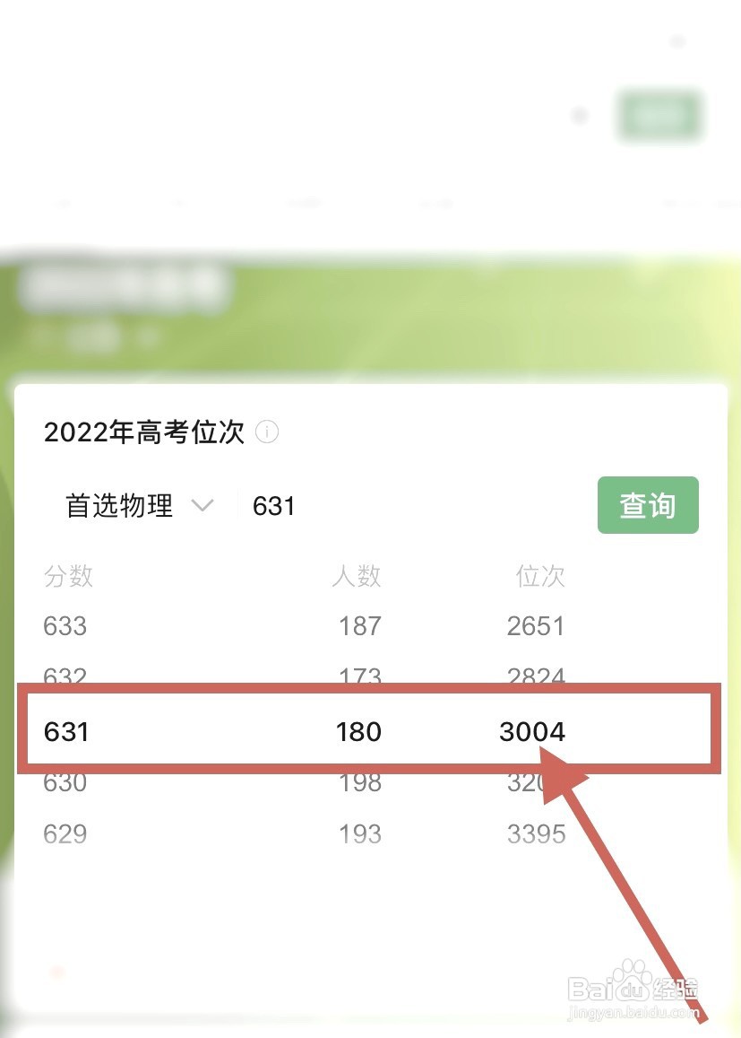 高考全省位次到哪査