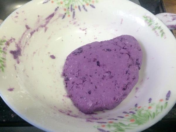 紫薯糯米奶酪饼