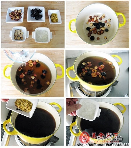 桂花酸梅汤的做法
