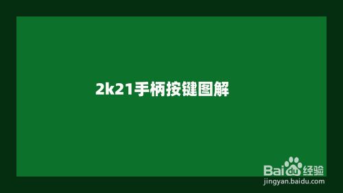 2k21手柄按键图解