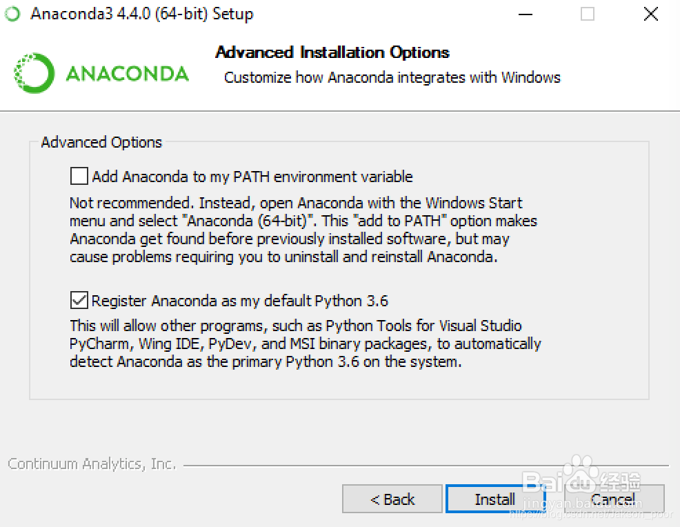 <b>解决Anaconda未勾选配置环境变量问题解决方法</b>