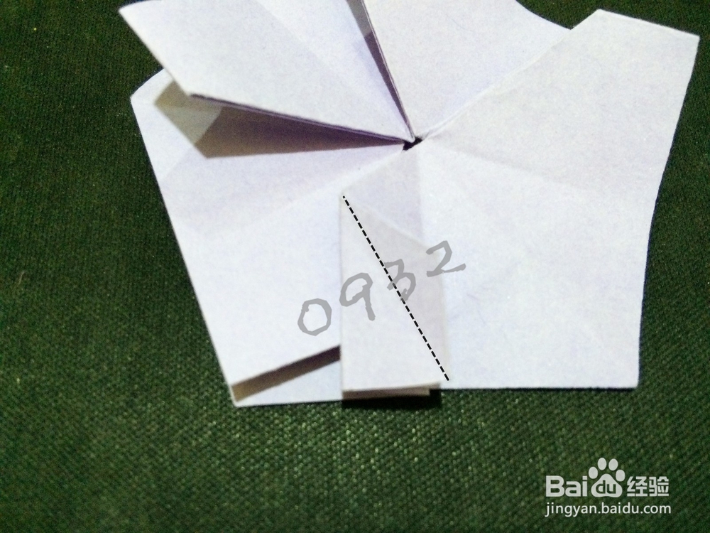 手工折纸制作：[3]五角星樱花