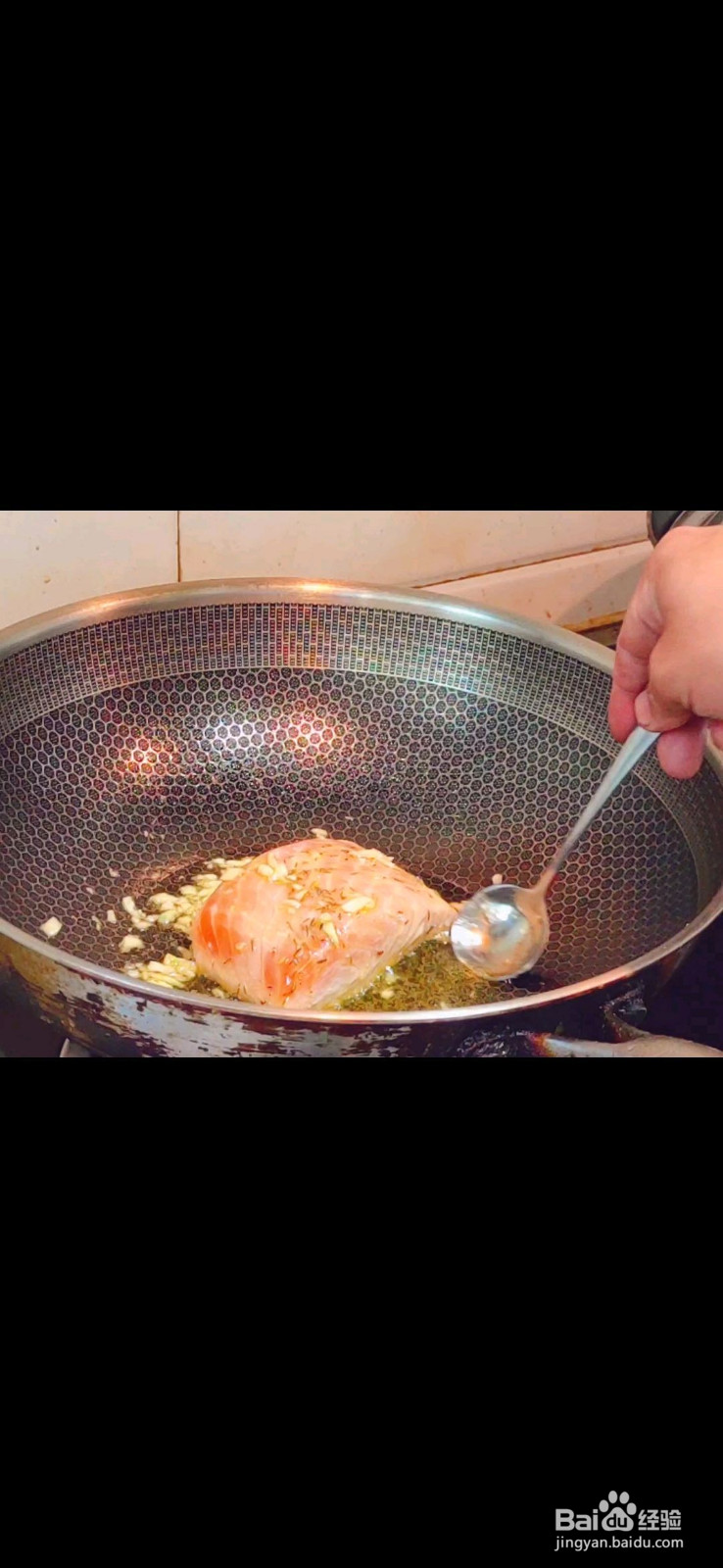 香煎三文鱼的做法