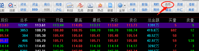 用同花顺软件查看可转债信息