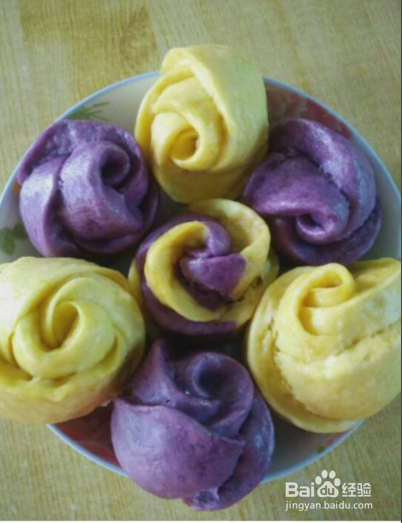 如何做创意玫瑰花馒头