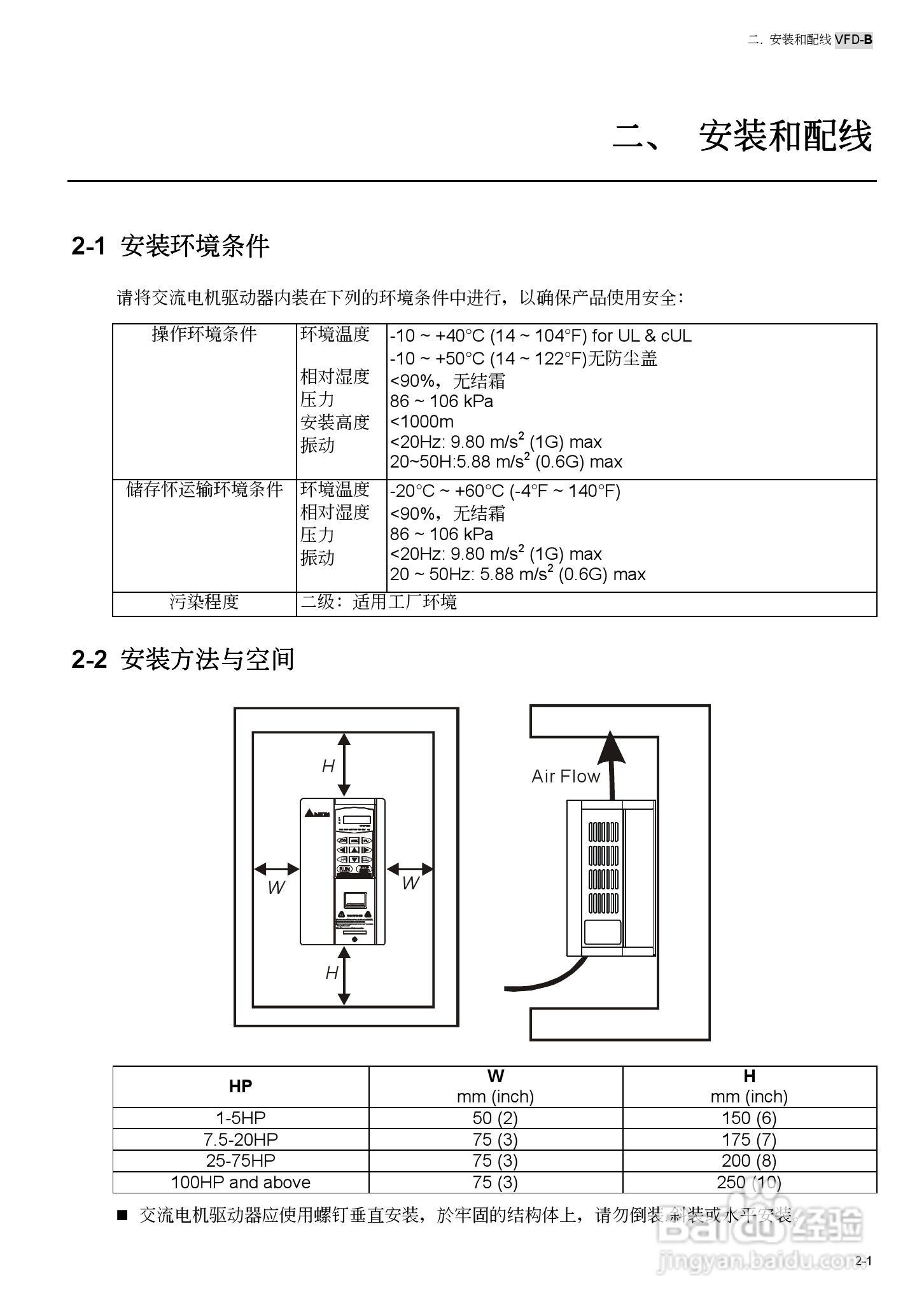 VFD-B电机驱动器使用手册:[2]