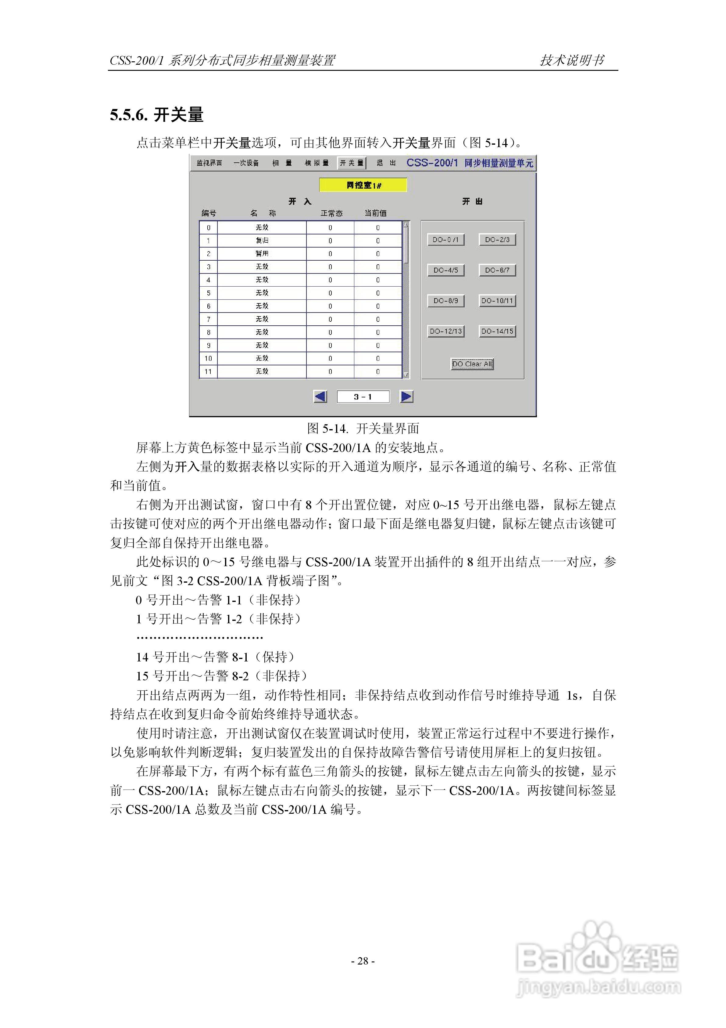 四方CSS-200/1D分布式同步相量测量装置技术说明书:[4]