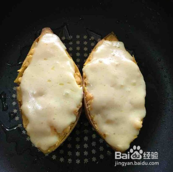 奶酪焗红薯（平底锅版）的做法