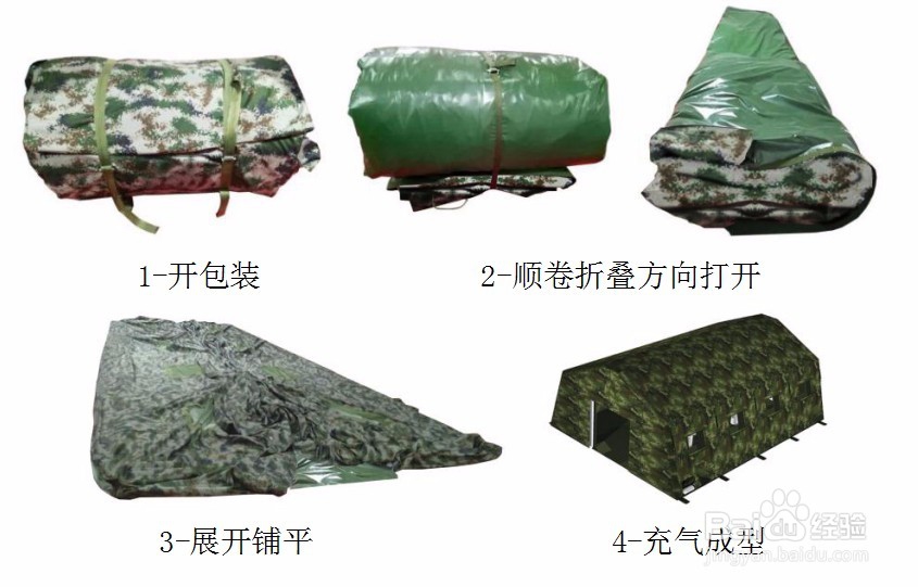 充气帐篷使用说明