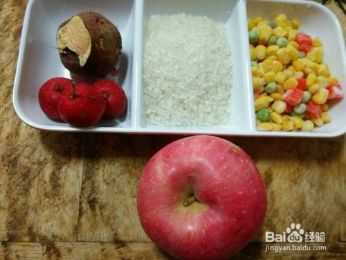 开胃什锦苹果羹