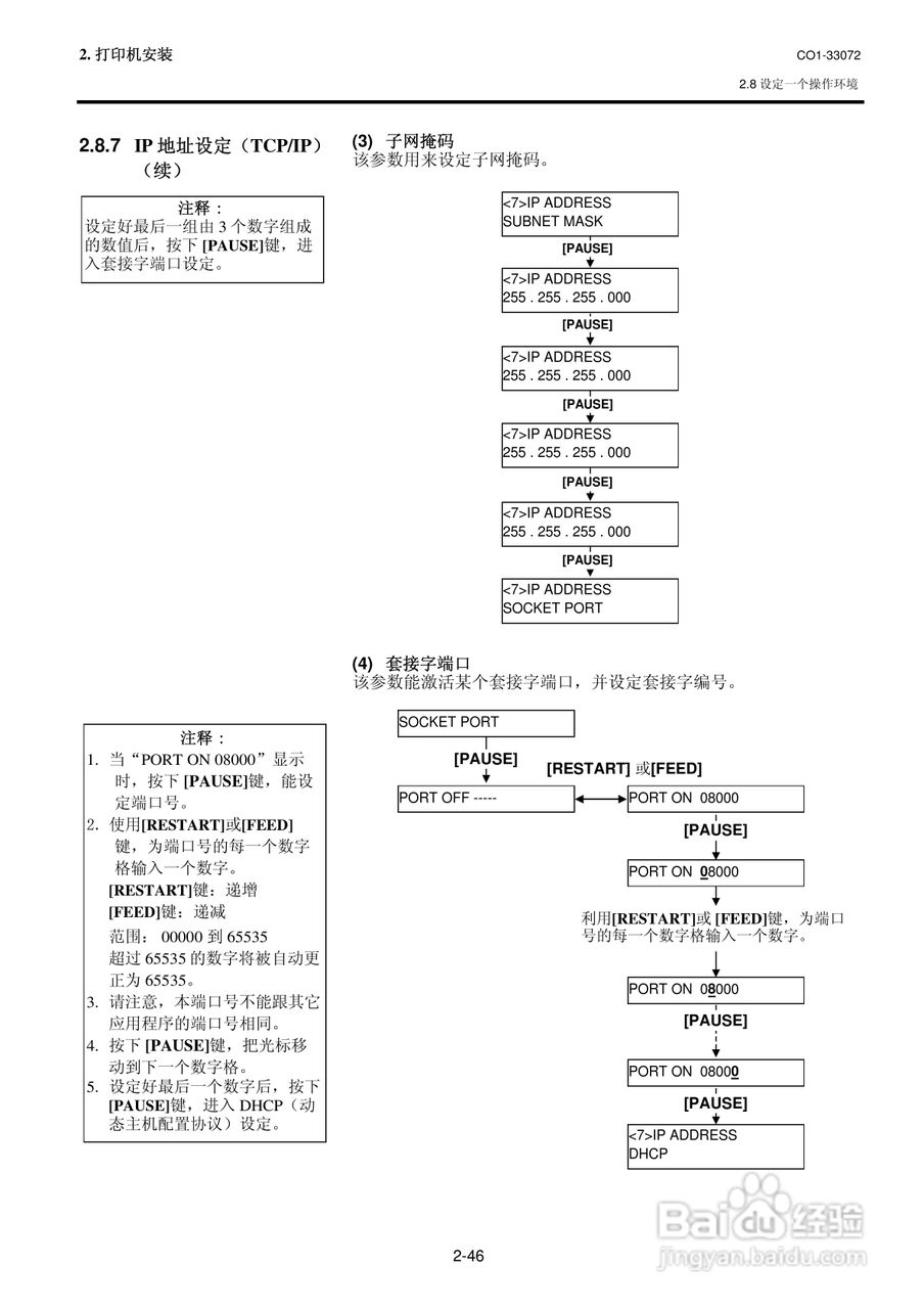 东芝 B-SX8T打印机说明书:[6]
